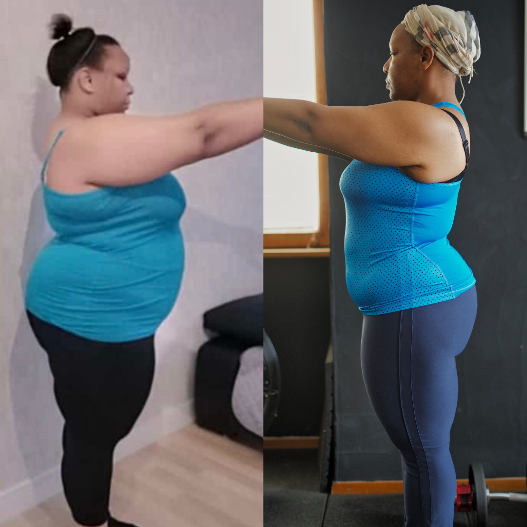 Transformation physique d'Alicia, accompagnée par Marvin Kalamba